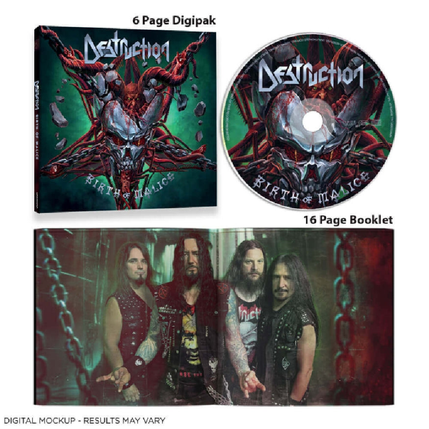 Destruction - Birth Of Malice - CD DIGIPAK - Napalm Records - Image 2
