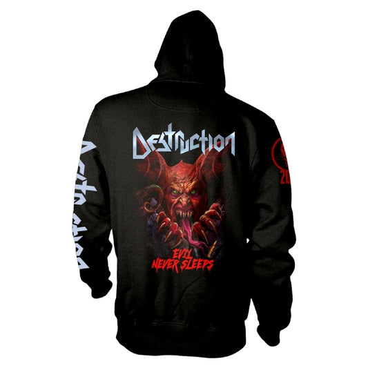 Destruction - Evil Never Sleeps Tour 25 - Hooded Sweat Shirt Zip - PHD - Image 2