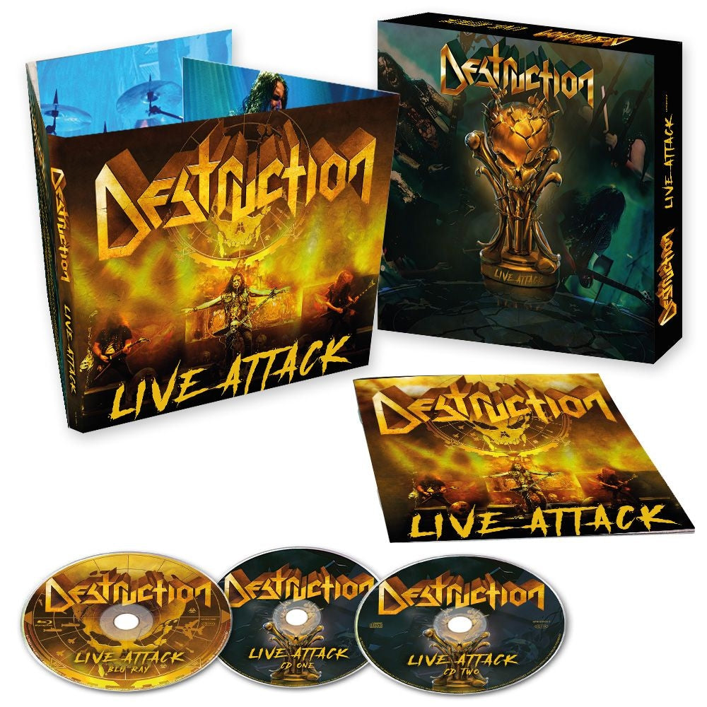 Destruction - Live Attack - BLU-RAY + 2CD DIGIPAK - Napalm Records - Image 2