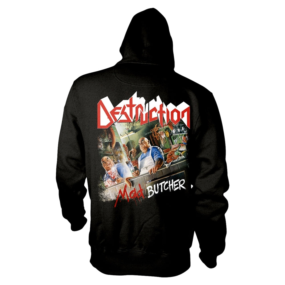 Destruction - Mad Butcher - Hooded Sweat Shirt Zip - PHD - Image 2