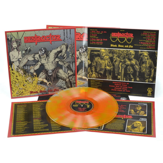 Destructor - Blood, Bone And Fire - LP COLOURED - Shadow Kingdom Records