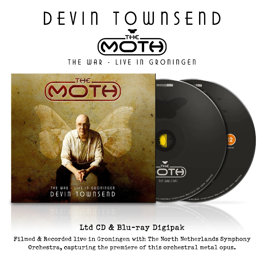 Devin Townsend - The Moth (The War - Live) - CD + BLU-RAY Digipak - Inside Out - Image 2