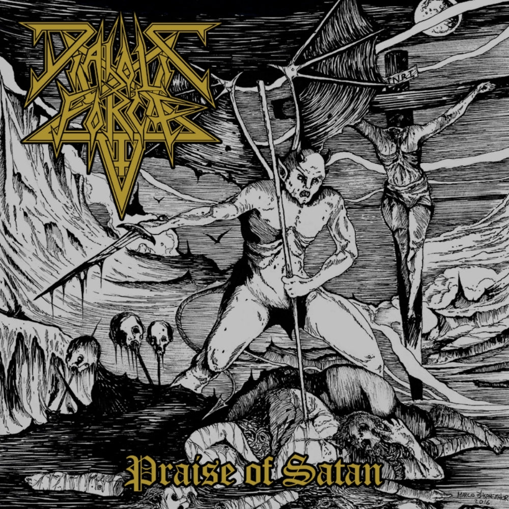 Diabolic Force - Praise Of Satan - LP COLOURED - Hells Headbangers Records - Image 5