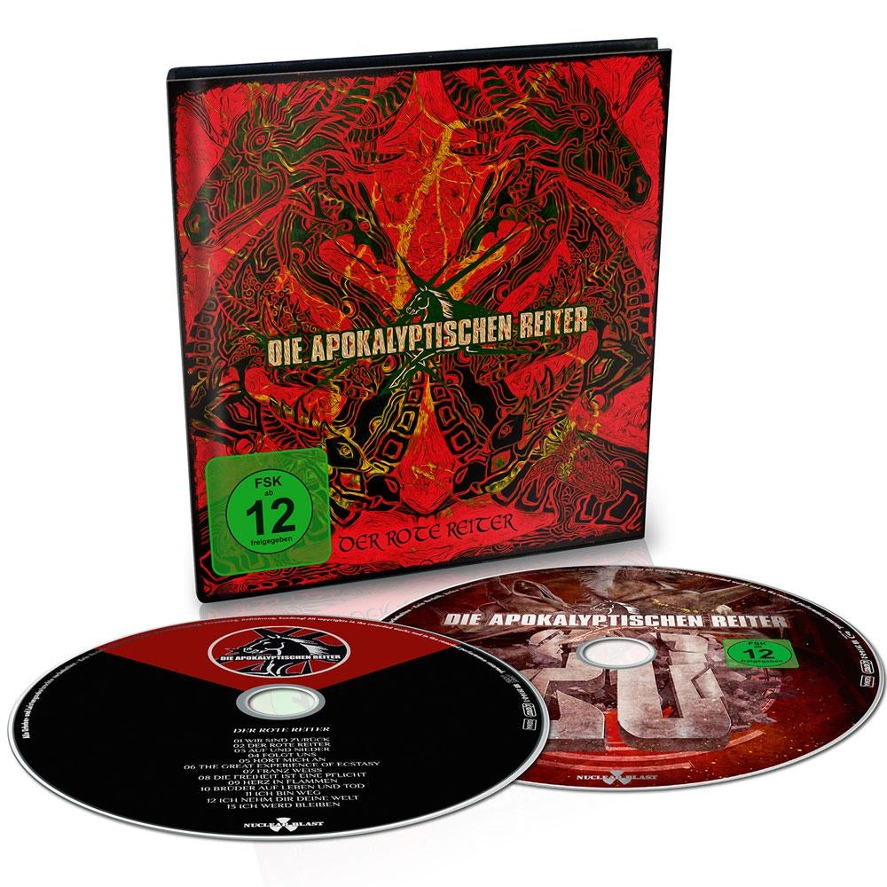 Die Apokalyptischen Reiter - Der Rote Reiter - CD + DVD digibook - Nuclear Blast