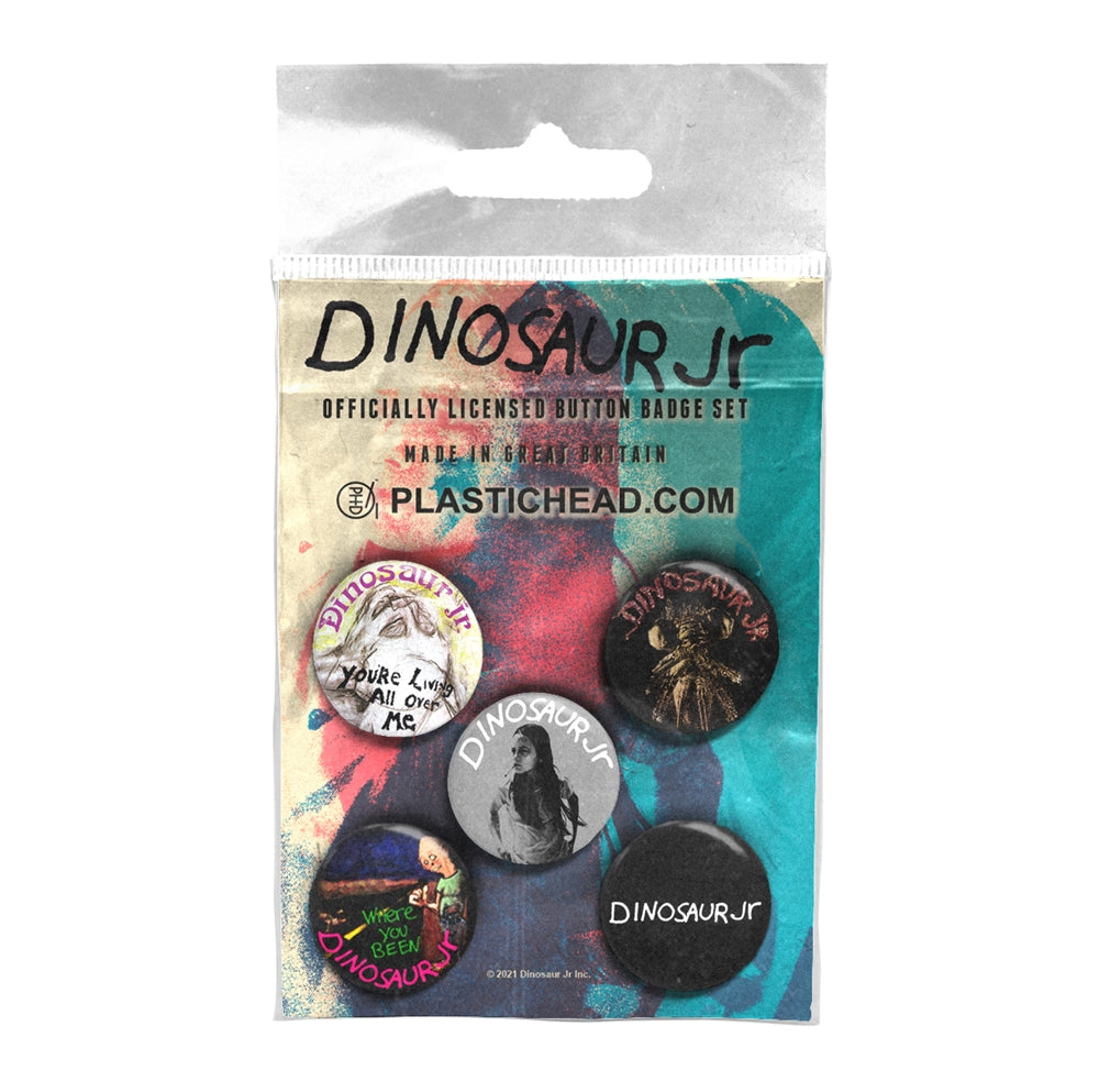 Dinosaur JR - Albums 1987-1992 - BUTTON BADGE SET - PHD