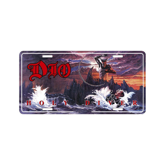 Dio - Holy Diver - License plate - Razamataz
