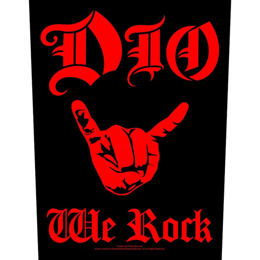 Dio - We Rock - BACKPATCH - Razamataz
