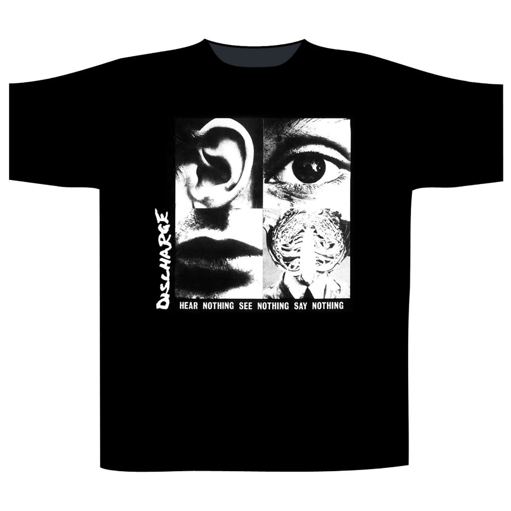 Discharge - Hear Nothing See Nothing - T-shirt - Razamataz