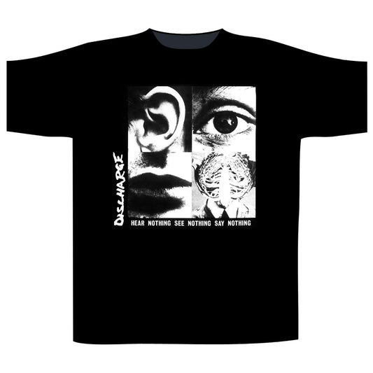 Discharge - Hear Nothing See Nothing - T-shirt - Razamataz