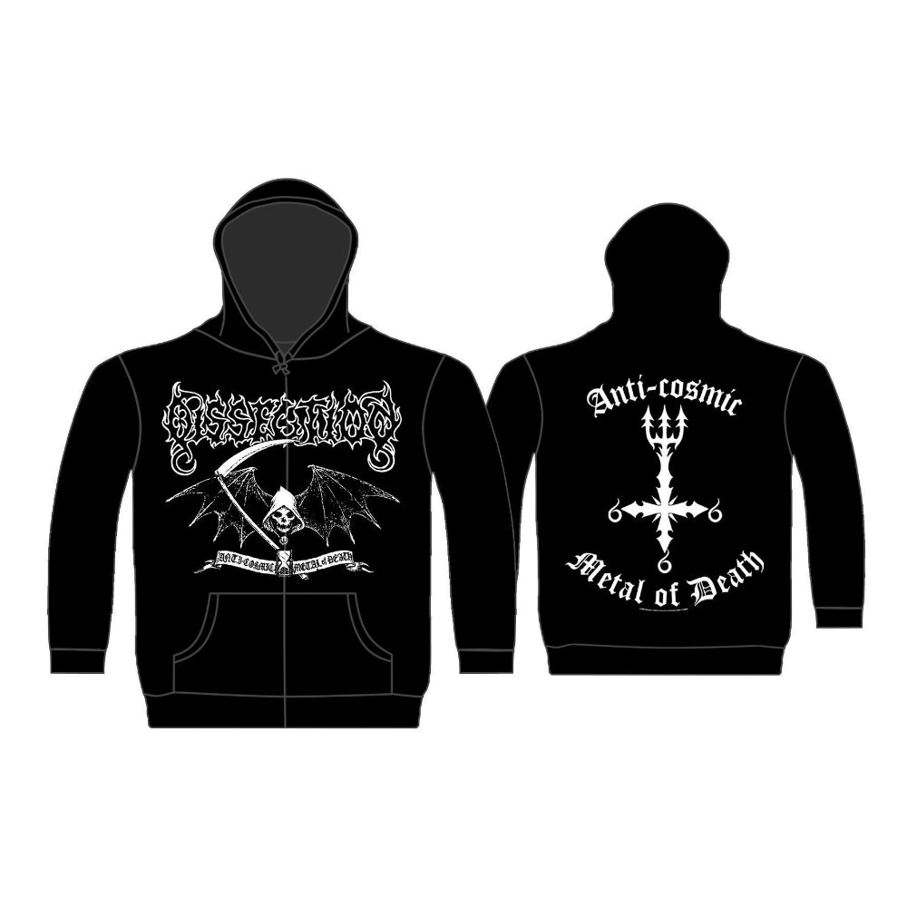 Dissection - Reaper - Hooded Sweat Shirt Zip - Razamataz