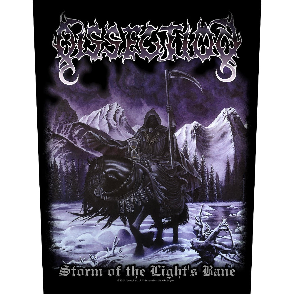 Dissection - Storm of the Light's Bane - BACKPATCH - Razamataz