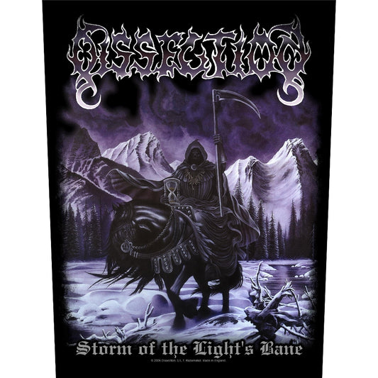 Dissection - Storm of the Light's Bane - BACKPATCH - Razamataz