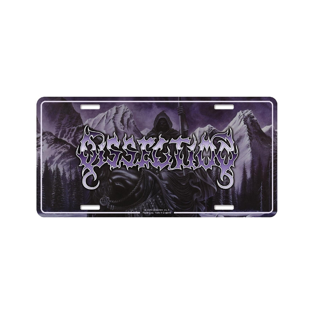 Dissection - Storm of the Light's Bane - License plate - Razamataz