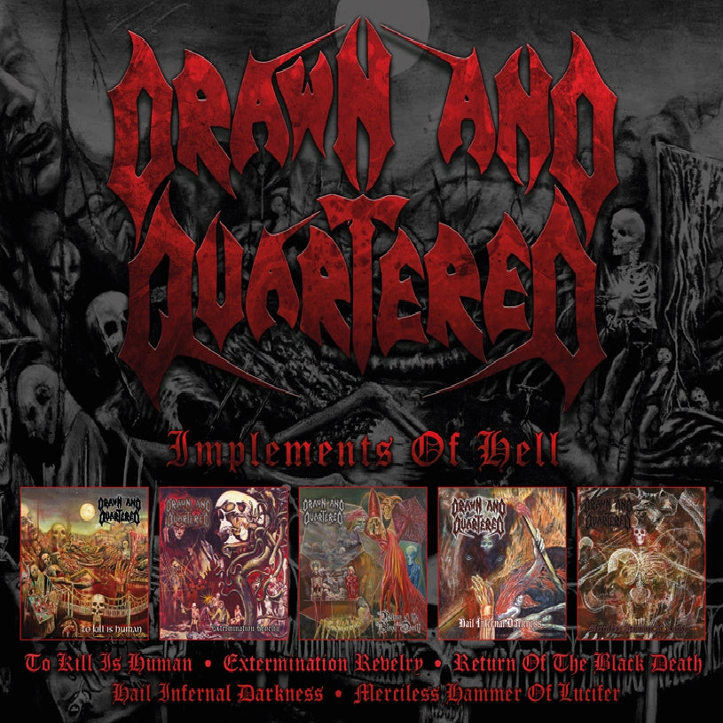 Drawn And Quartered - Implements Of Hell - 5CD BOX - Back on Black