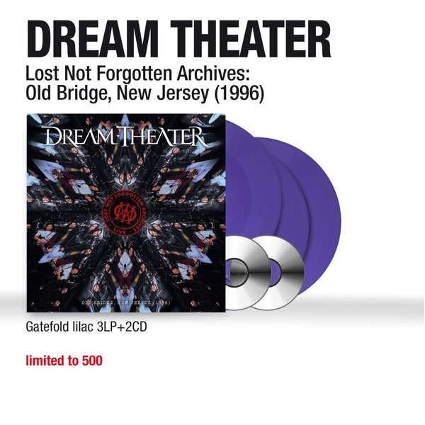 Dream Theater - Lost Not Forgotten Archives: Old Bridge, New Jersey (1996) - 3LP gatefold coloured + 2CD - Inside Out