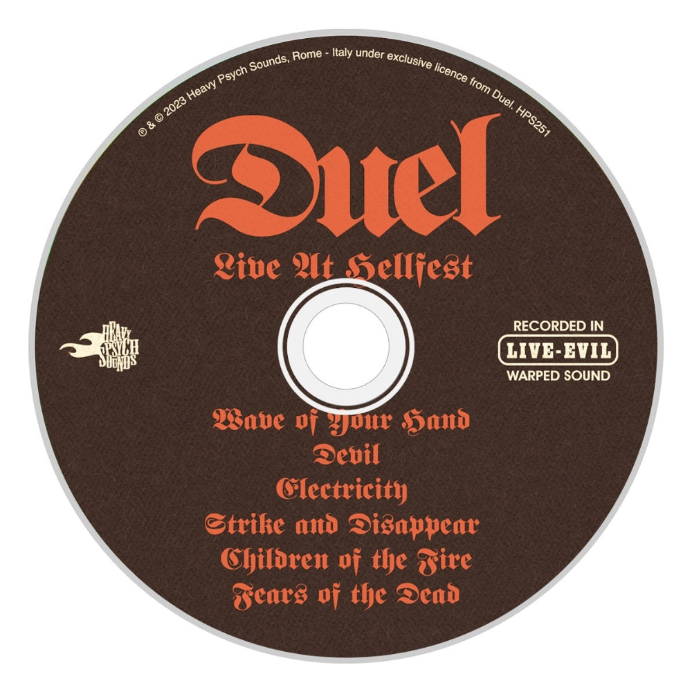 Duel - Live At Hellfest - CD DIGIPAK - Heavy Psych Sounds Records - Image 2