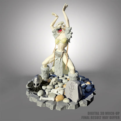 Eihwar - Asrunn Mantis Pose - Resin statue - Season of Mist - Image 5