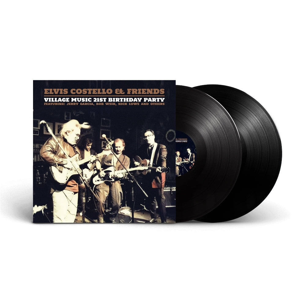 Elvis Costello & Friends - Village Music 21st Birthday Party - DOUBLE LP GATEFOLD - Parachute Recording Company