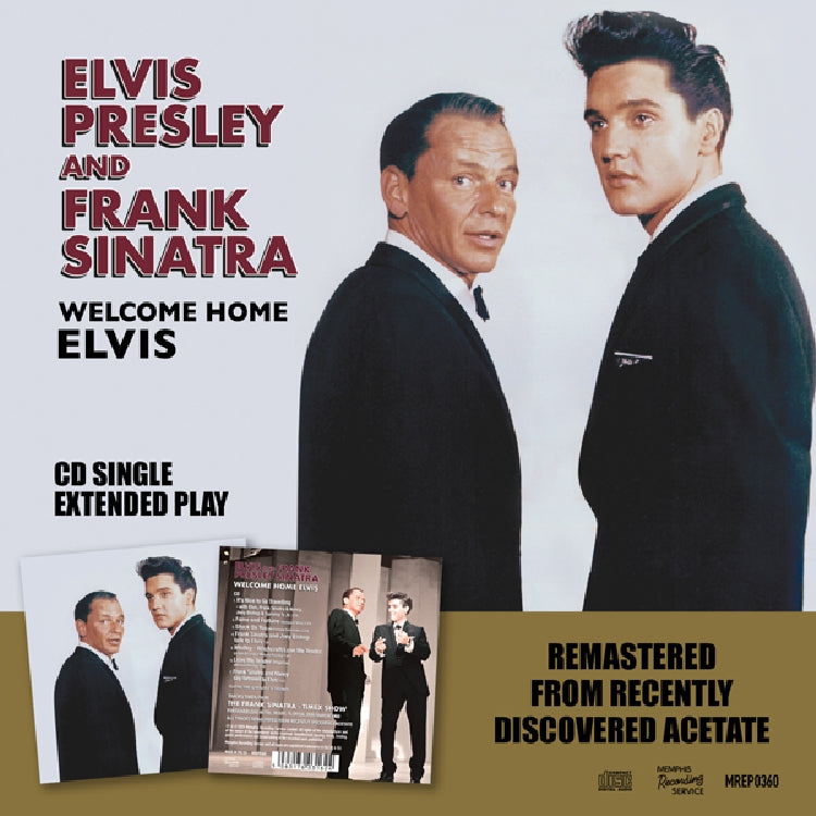 Elvis Presley And Frank Sinatra - Welcome Home Elvis - CD EP - Memphis Recording