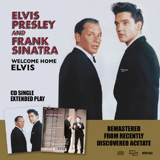 Elvis Presley And Frank Sinatra - Welcome Home Elvis - CD EP - Memphis Recording