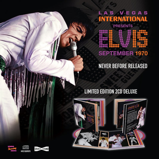 Elvis Presley - Las Vegas International Presents Elvis – September 1970 - 2CD DIGIBOOK - Memphis Recording