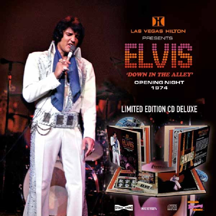 Elvis Presley - Las Vegas – ‘Down In The Alley’ Opening Night 1974 - CD DIGIBOOK - Memphis Recording