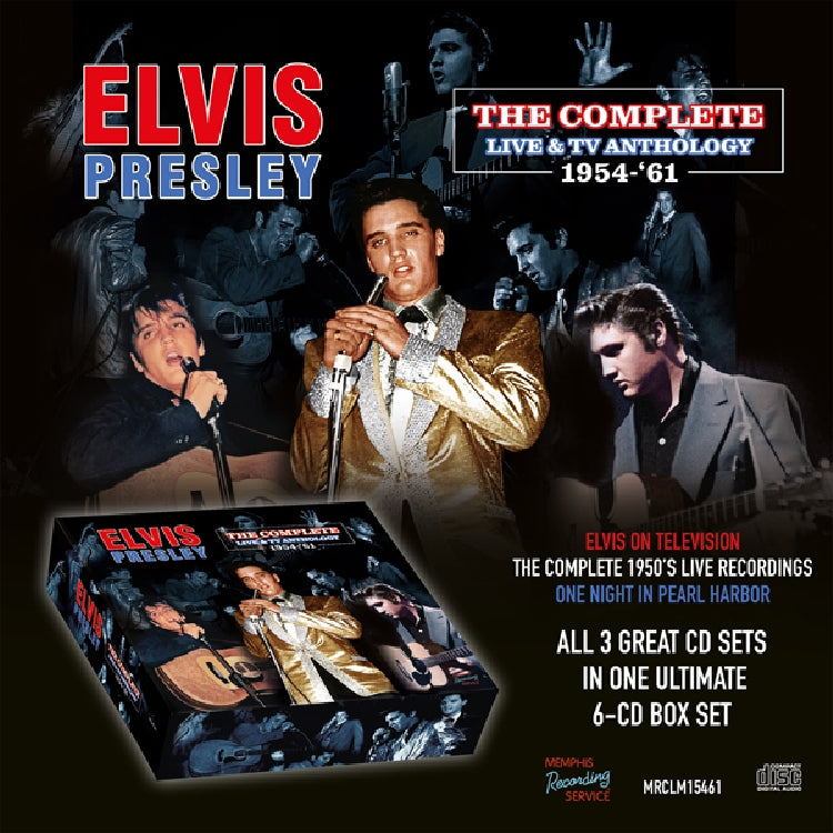 Elvis Presley - The Complete Live & Tv Anthology 1954 – ‘61 - 6CD BOX - Memphis Recording