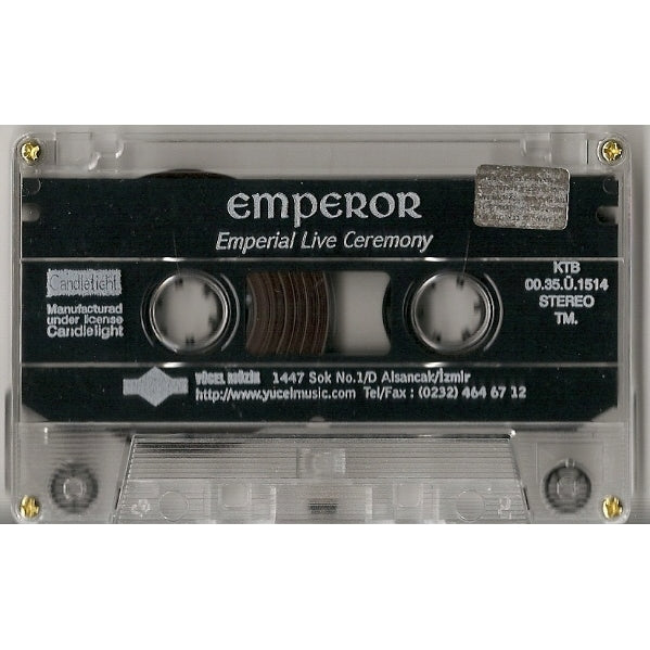 Emperor - Emperial Live Ceremony - CASSETTE - Hammer Muzik - Image 2