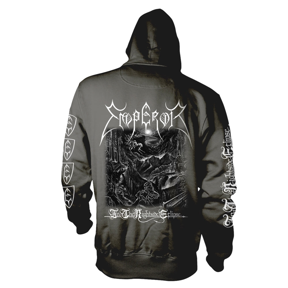 Emperor - In The Nightside Eclipse (B & W) - Hooded Sweat Shirt - PHD - Image 2