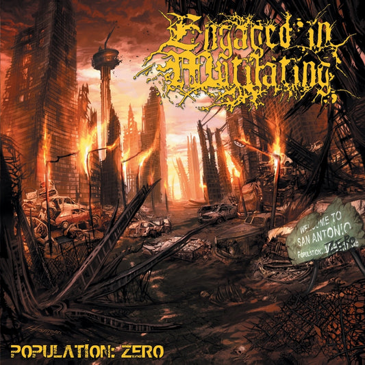 Engaged In Mutilating - Population : Zero - CD - Comatose Music