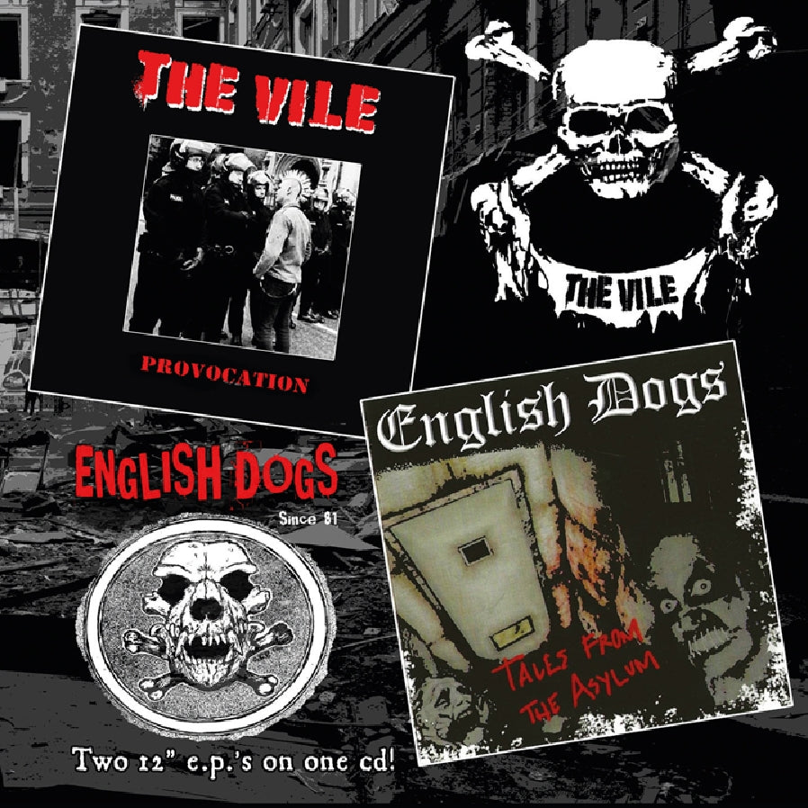 English Dogs - The Vile - Tales From The Asylum - Provocation - CD - AudioPlatter