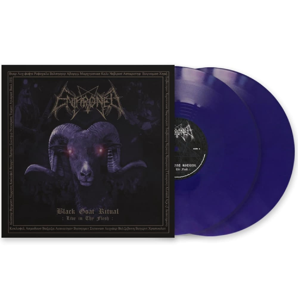 Enthroned - Black Goat Ritual - Live In Thy Flesh - DOUBLE LP GATEFOLD COLOURED - Napalm Records