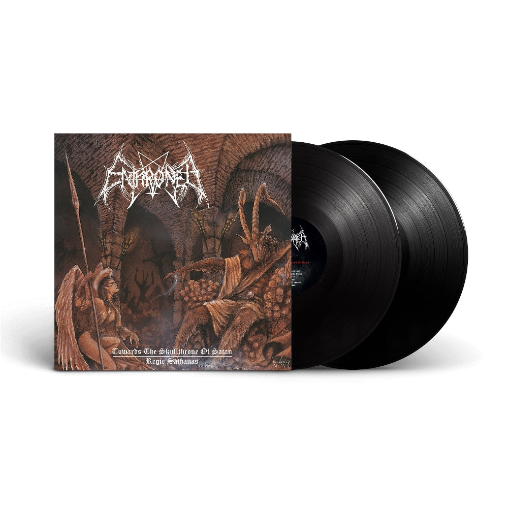 Enthroned - Towards The Skullthrone Of Satan / Regis Sathanas - DOUBLE LP GATEFOLD - Back on Black