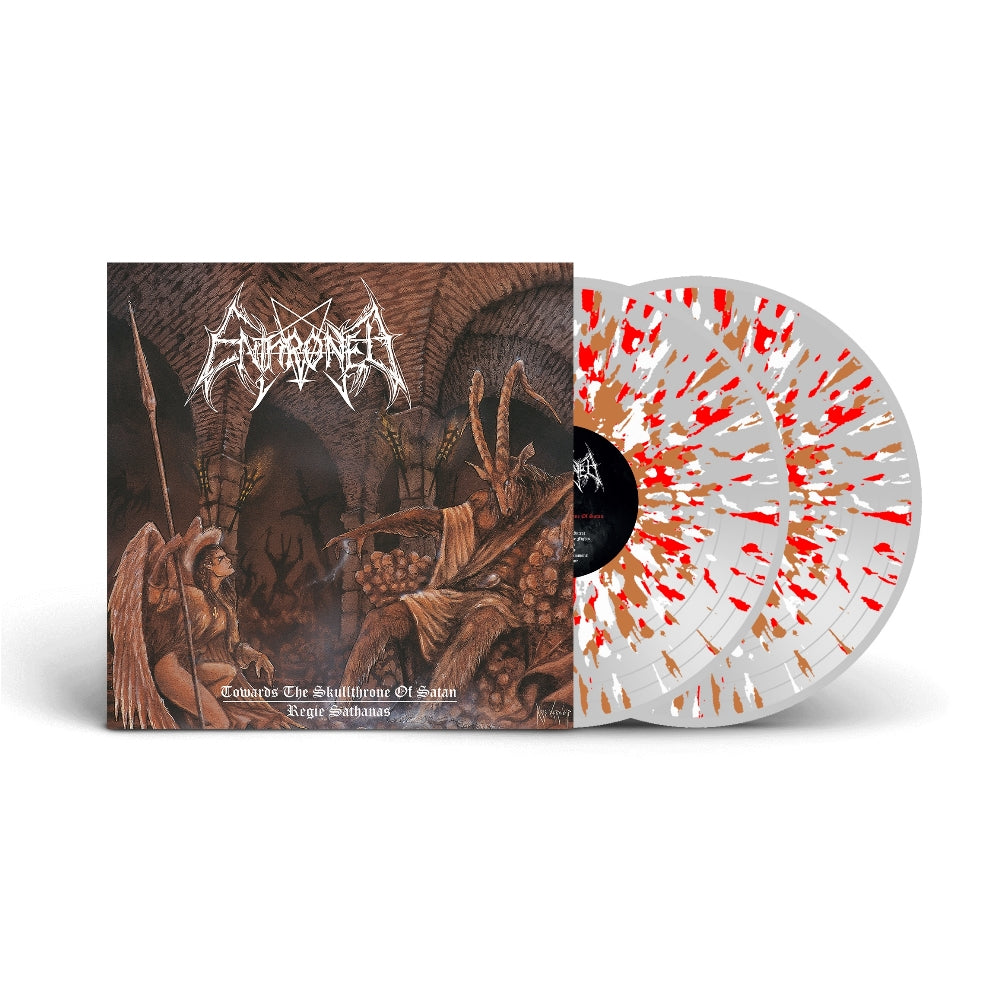 Enthroned - Towards The Skullthrone Of Satan / Regis Sathanas - DOUBLE LP GATEFOLD COLOURED - Back on Black