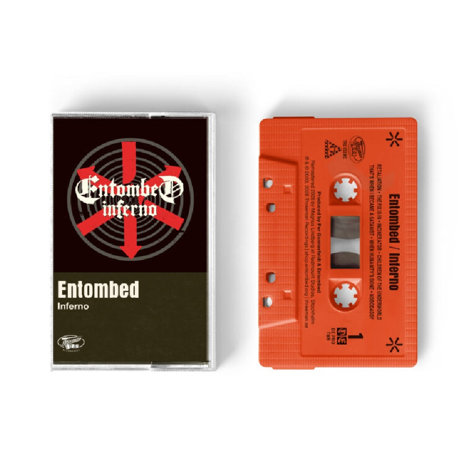Entombed - Inferno (Remastered) - CASSETTE COLOURED - Threeman Recordings