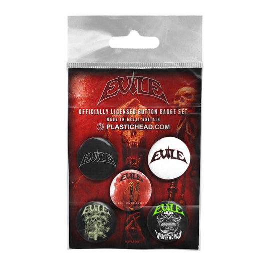 Evile - Evile - BUTTON BADGE SET - PHD