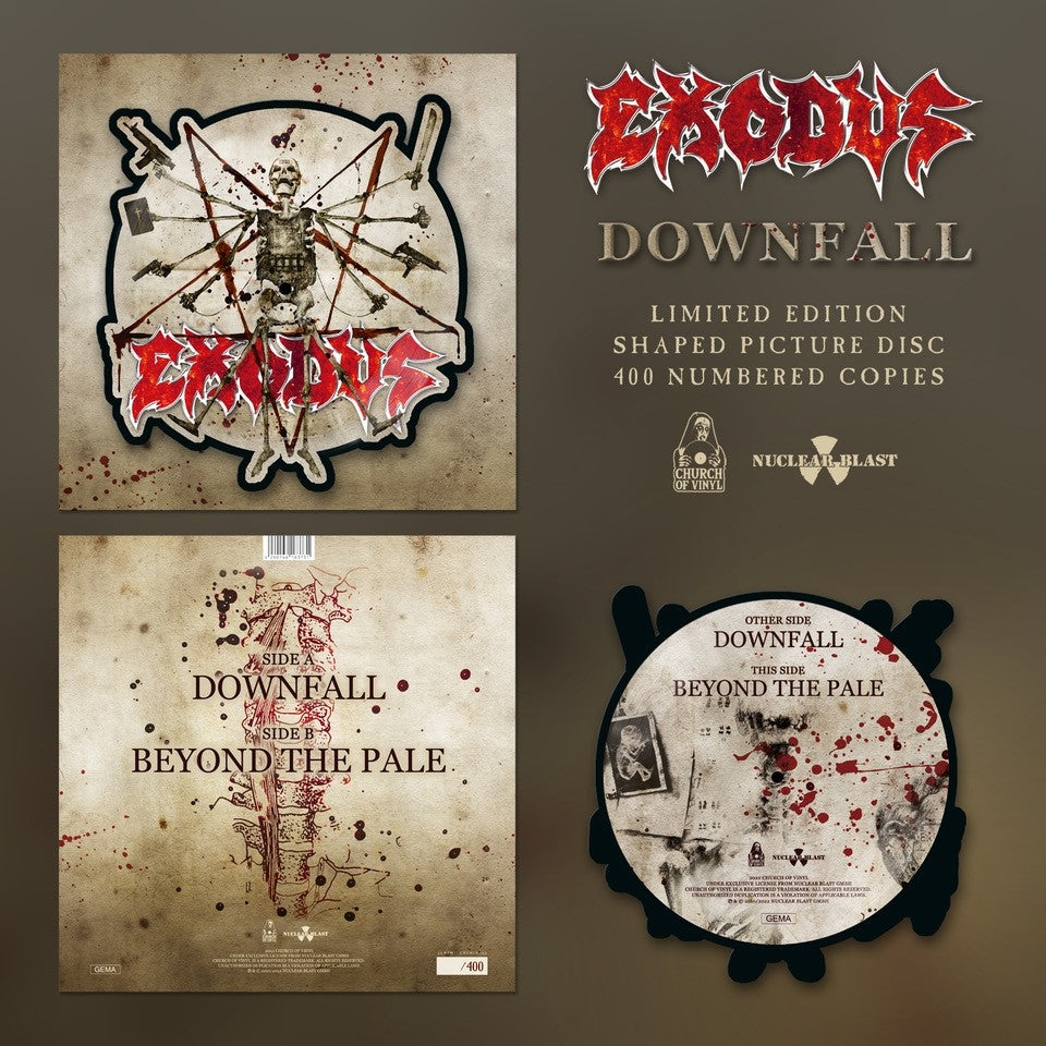 Exodus - Downfall - SHAPED VINYL - Church Of Vinyl