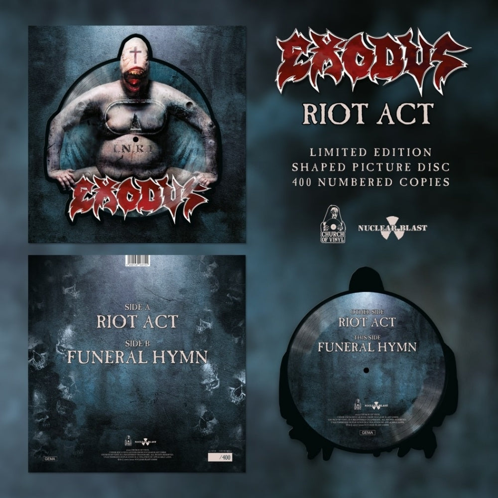 Exodus - Riot Act - SHAPED VINYL - Church Of Vinyl