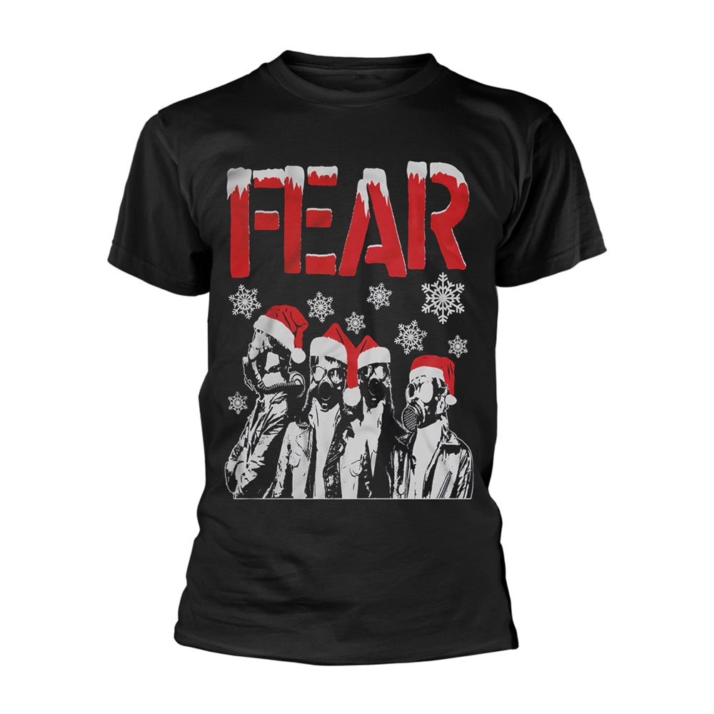 Fear - Gas Mask Santas - T-shirt - PHD