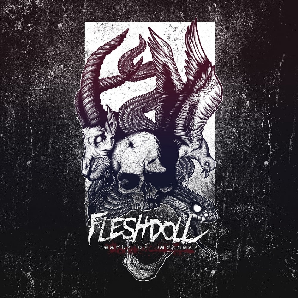 Fleshdoll - Hearts Of Darkness - CD DIGIPAK - Great Dane Records