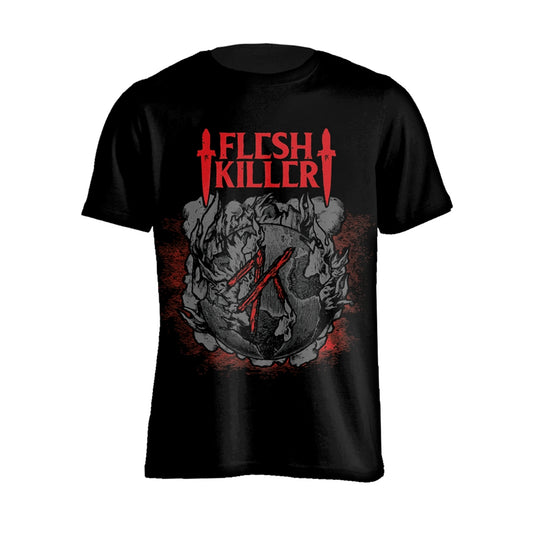 Fleshkiller - Red Logo - T-shirt - PHD