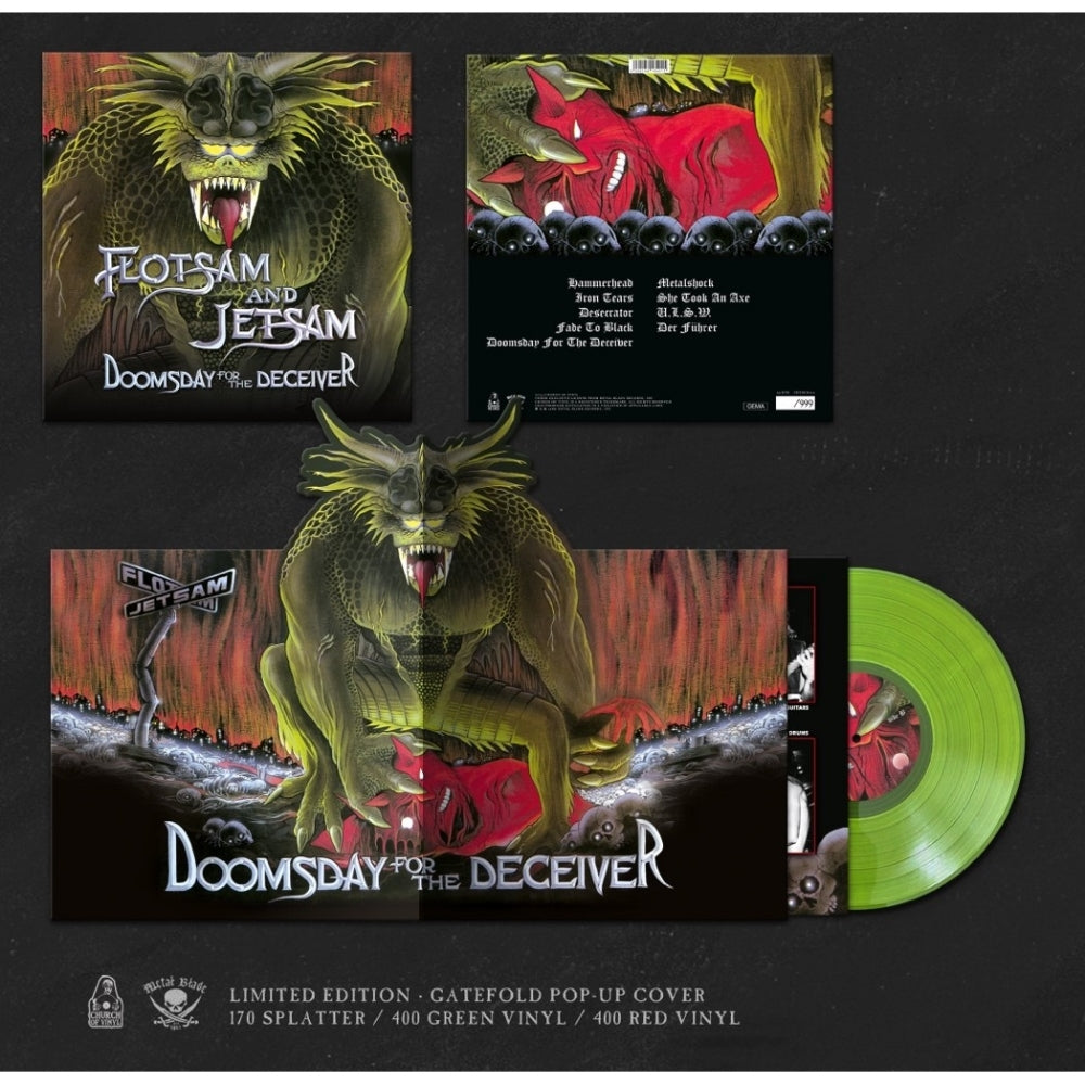 Flotsam And Jetsam - Doomsday For The Deceiver - LP Gatefold Coloured - Church Of Vinyl