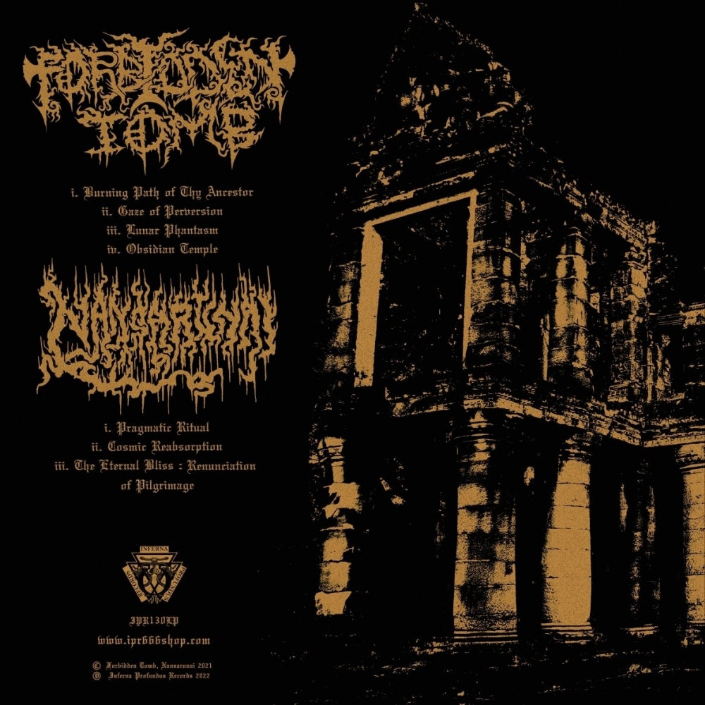 Forbidden Tomb - Nansarunai - Split - LP - Inferna Profundus Records - Image 2