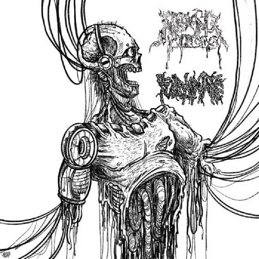 Fulminate - Reeking Pieces - Split - CD - Adirondack Black Mass