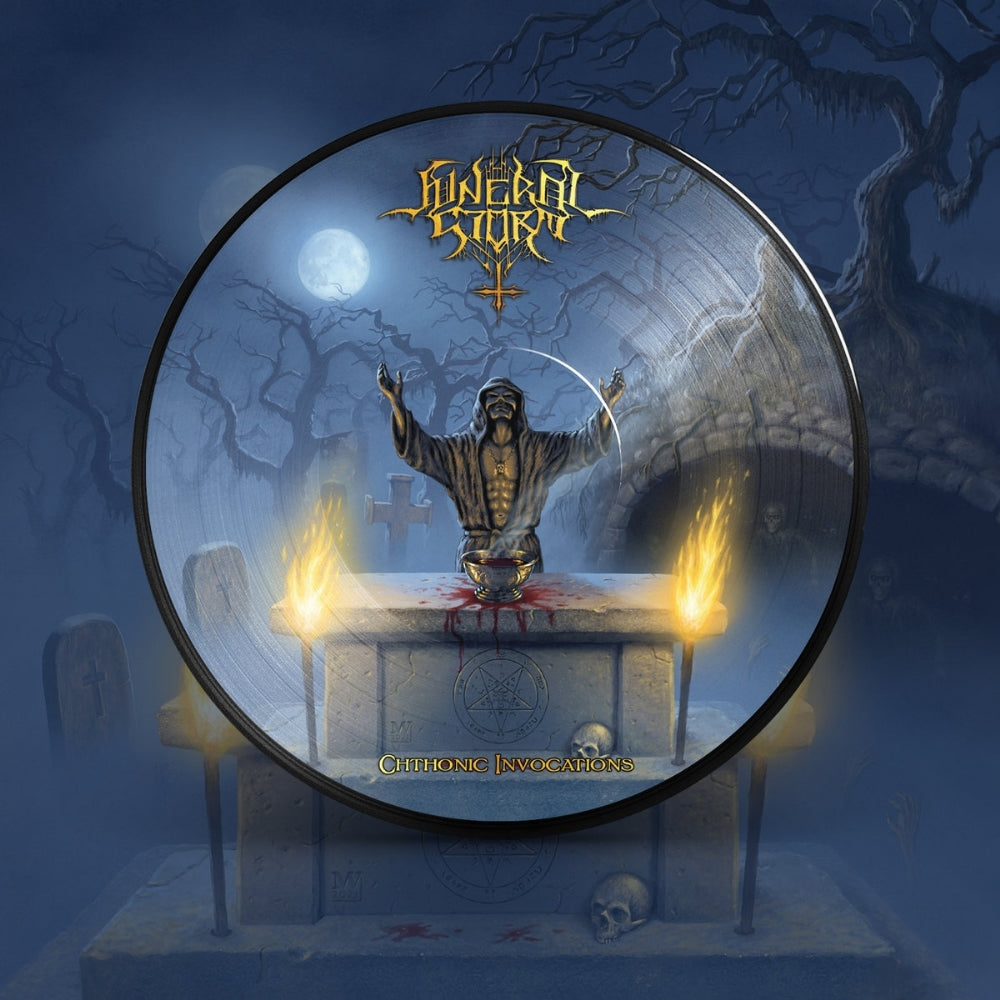 Funeral Storm - Chthonic Invocations - LP PICTURE - Hells Headbangers Records