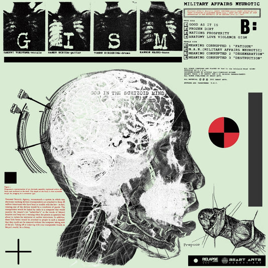 G.I.S.M. - Military Affairs Neurotic - CD DIGISLEEVE - Relapse Records
