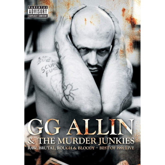 GG Allin - Raw, Brutal, Rough & Bloody - Best Of 1991 Live - DVD - MVD
