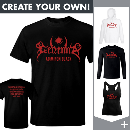 Gehenna - Adimiron Black Red Logo - Merchandising