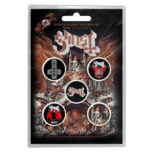Ghost - Prequelle - BUTTON BADGE SET - Razamataz