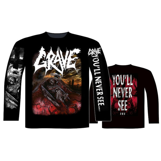 Grave - You'll Never See - Long Sleeve - Razamataz